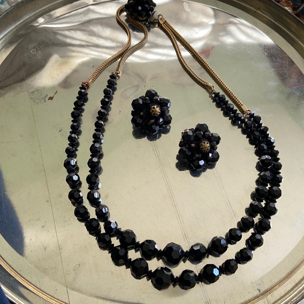 Vintage West Germany Earrings and Necklace